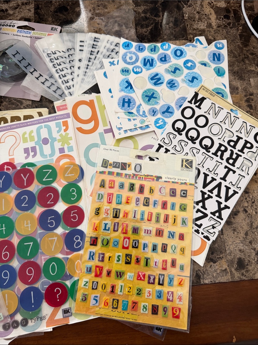 Misc Scrapbook Letters - Picture 2 of 6